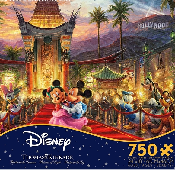 NEW CEACO THOMAS KINCAID THE DISNEY COLLECTION MICKEY & MINNIE. - Picture 2 of 7